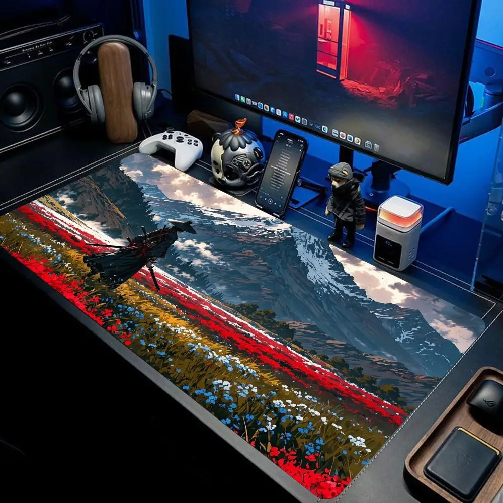 

Airplane Mouse Pad large keyboard mouse desk pad non-slip rubber gaming mouse pad laptop mouse carpet