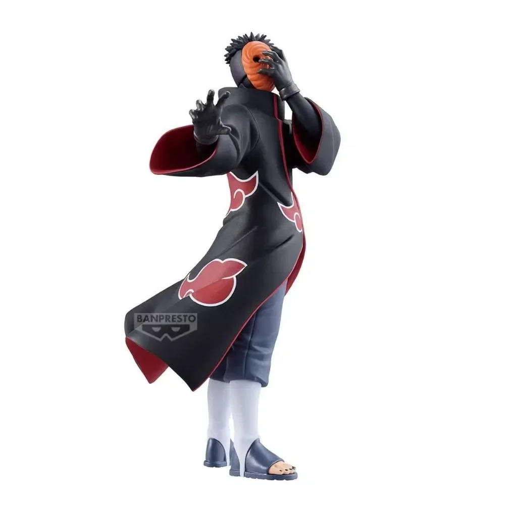 BANPRESTO NARUTO VIBRATION STARS TOBI Naruto Uchiha Obito Anime figura de acción modelo Bandai colección de juguetes regalos para niños en Stock