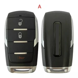 CS087002 Replacements 3/4/5/6 Button Key Housing Smart Shell Case  For Dodge RAM 1500 Limited 2019-2021 Remote Fob OHT-4882056