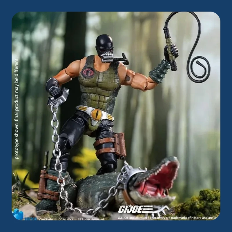 

Original HIYA G.I.Joe Croc Master Fiona 1/18 Exquisita Mini Serie 10cm Anime Figura De Acción Modelo Colección Juguetes Regalo