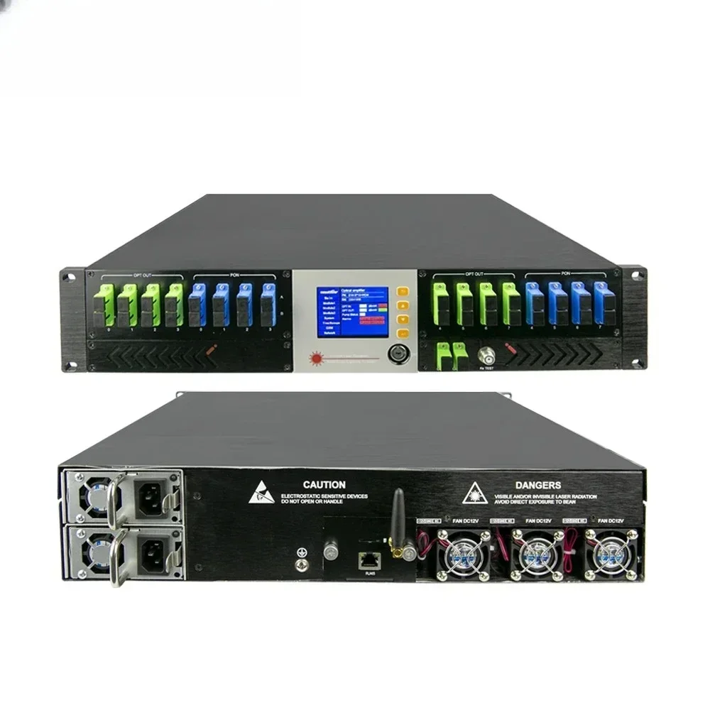 JDSU PUMP Big Screen Dual Supply Dual Inputs PON Optical Amplifier