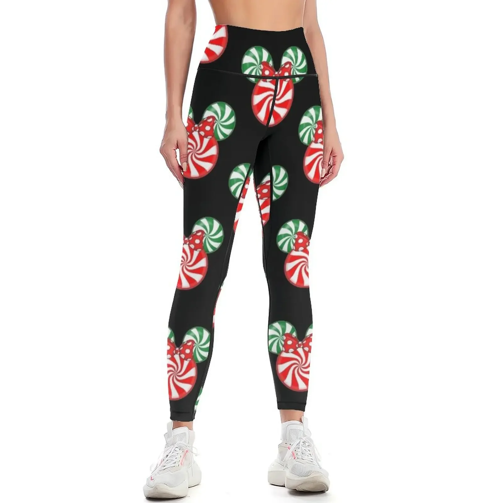 

Pepperminty Candy Leggings sportswear for gym leggins push up woman for physical Sports female Womens Leggings