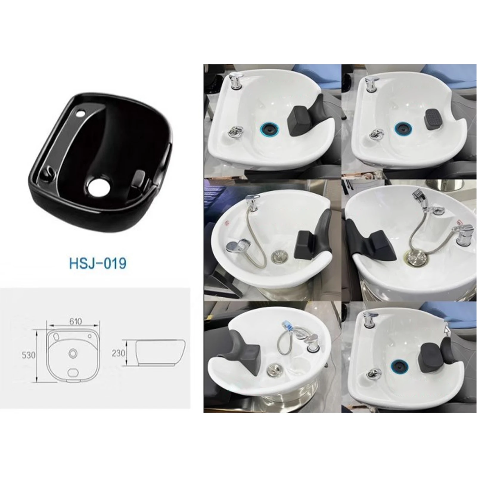 Beauty Neck Rest Shampoo Bowl Hair Washing Backwash Cushion Salon Spa Equipment Unit Pillow Salon Shampoo Cushion