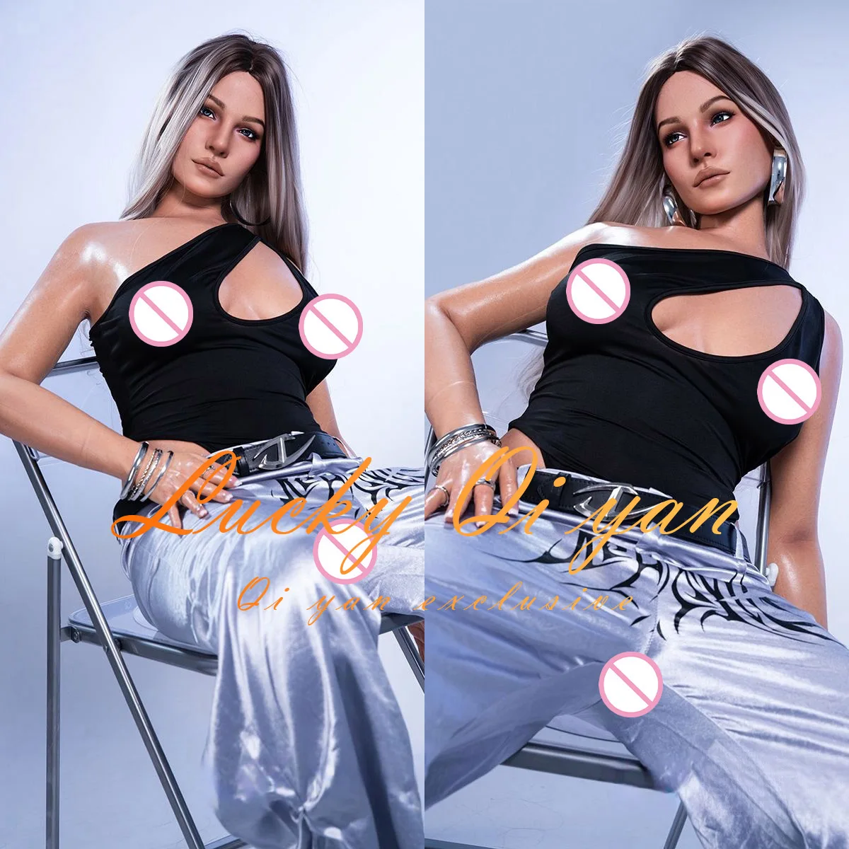 European sex doll TPE material soft big breasts sexy ass realistic oral anus vagina three hole insertion love doll adult sex toy