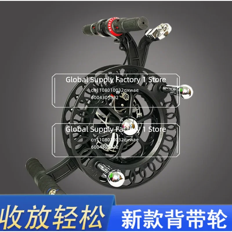 For High Grade Silent Kite Winder Reel Belt Alloy Bearing Anti Reverse Brake Winding Tool