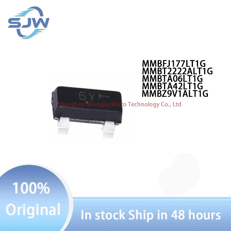 

MMBFJ177LT1G MMBT2222ALT1G MMBTA06LT1G MMBTA42LT1G MMBZ9V1ALT1G encapsulation SOT-23 JFET NPN Triode (BJT) TVS/ESD