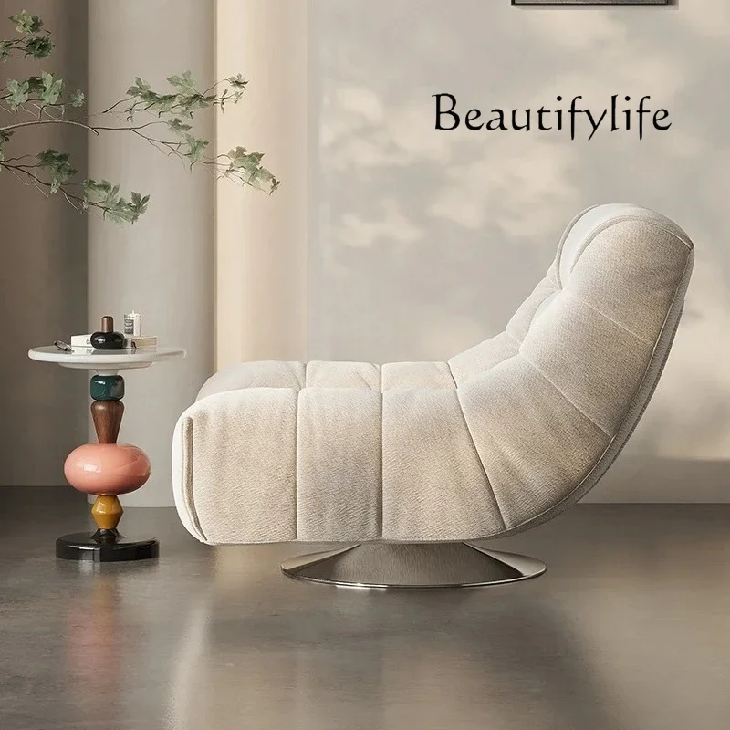 Single sofa designer single swivel chair medieval retro home sleepable reclining lazy leisure chair