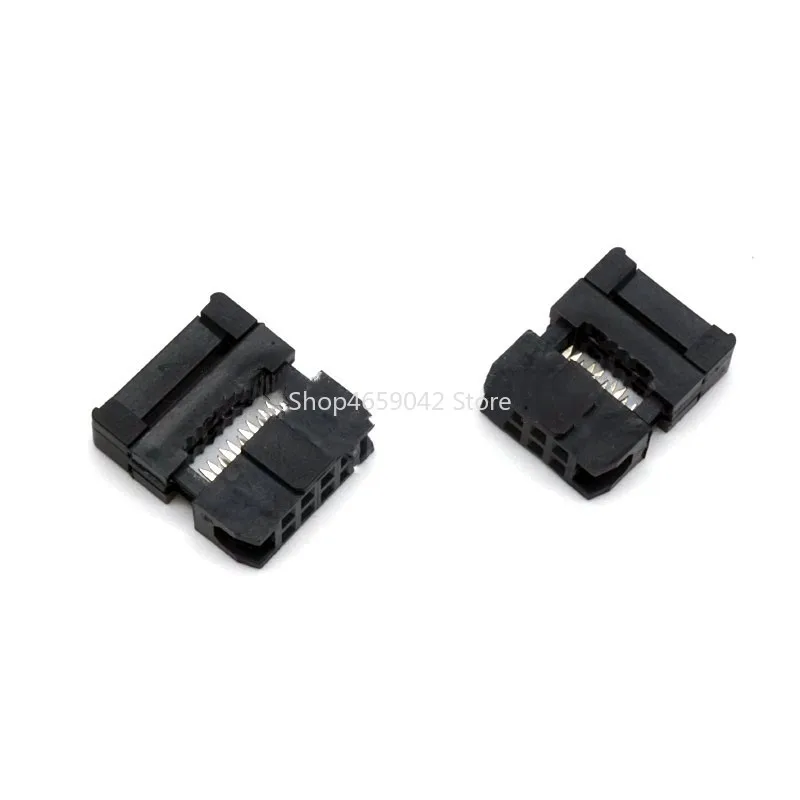 10set Dual Row Pitch 2.0 IDC Socket Connector FC Female Header Cable Socket 2.0mm FC-6P/8/10/14/16/20/26/30/34/40P