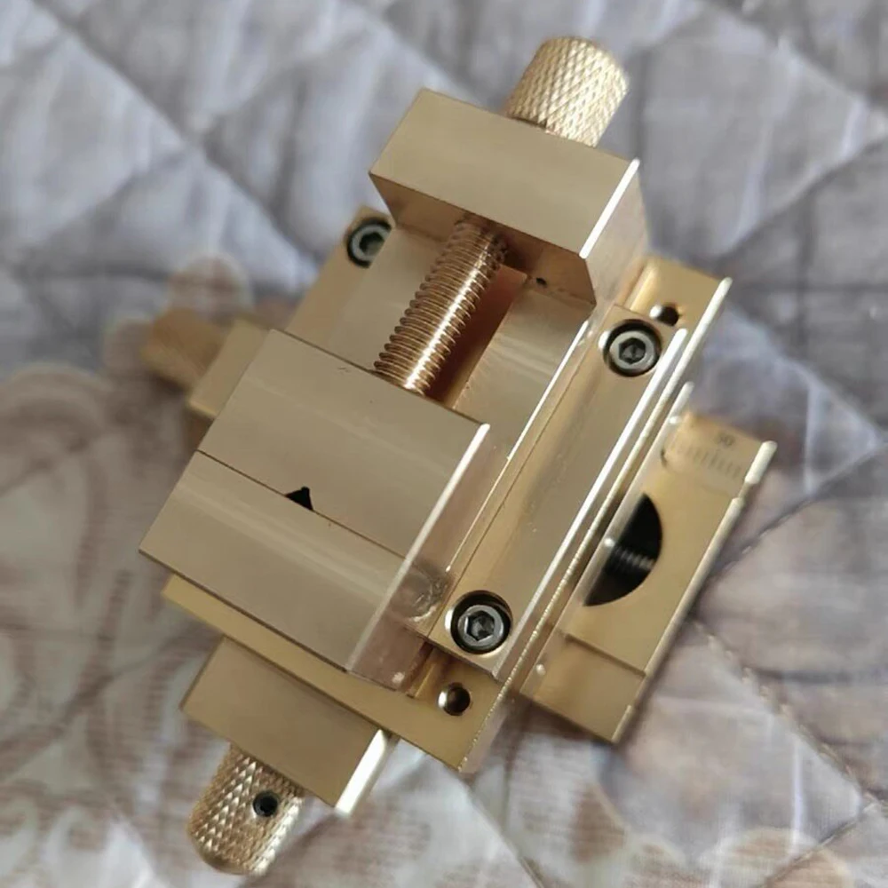 XY Axis Adjustable Miniature Stage Micro Cross Slide Vise with Dovetail Guide - view 4