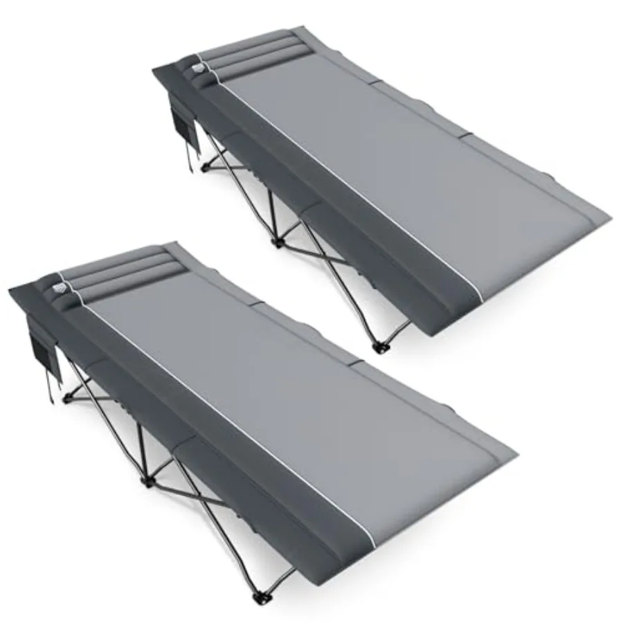 

Сверхширокая усиленная походная кровать для взрослых, простая в установке, увеличенного размера, с сумкой для переноски, для кемпинга, путешествий и активного отдыха, размер S