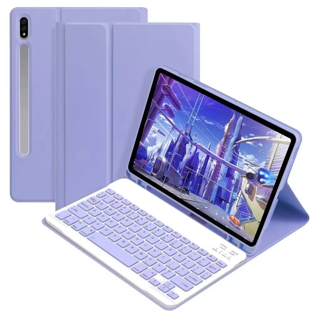 For Samsung Galaxy Tab A9 Plus A8 Case Detachable Keyboard Galaxy Tab S6 S10 LITE S9 FE 10.9 10.4 S7 S8 S11 11 PLUS 12.4 13.1