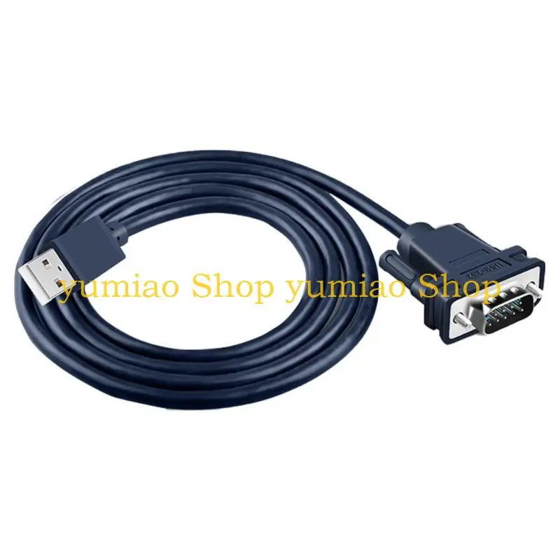 587B USB To RS232 Serial Adapter Cable DB9 Converter Usb2.0 Data Cable DB9Pin Printer Cable
