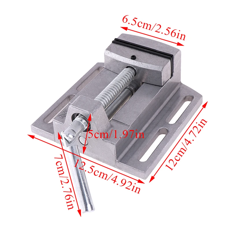 คุณภาพสูง 1Pcsเครื่องVise Heavy Duty 2.5 "เจาะกดรองเครื่องกัดเจาะClampเครื่องViseเครื่องมือ