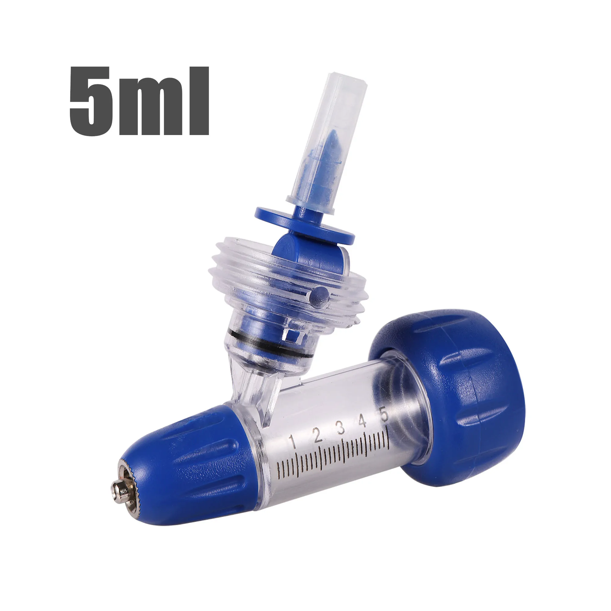 2/5/10ml Veterinary Adjustable Continuous Syringe Accessories Syringe Vaccine Injector Dose Tubes Medicine Feeder Accessories