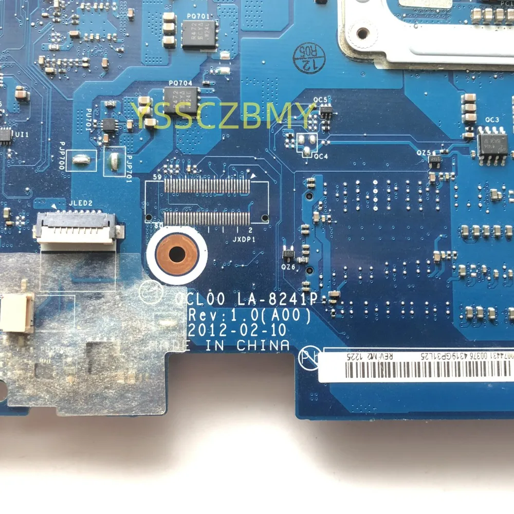 PCパーツ Dell Inspiron 15r 5520 7520 qcl00 LA-8241pマザーボード