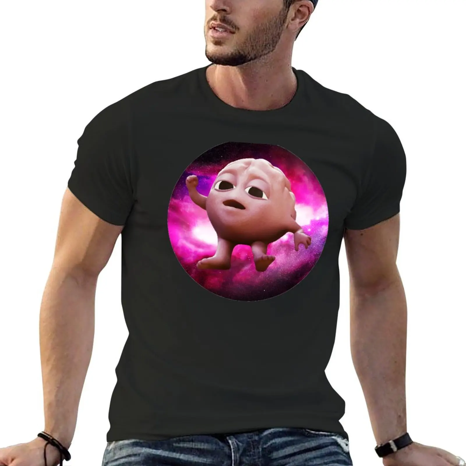 

brain space T-Shirt T-shirts man vintage Men's clothing
