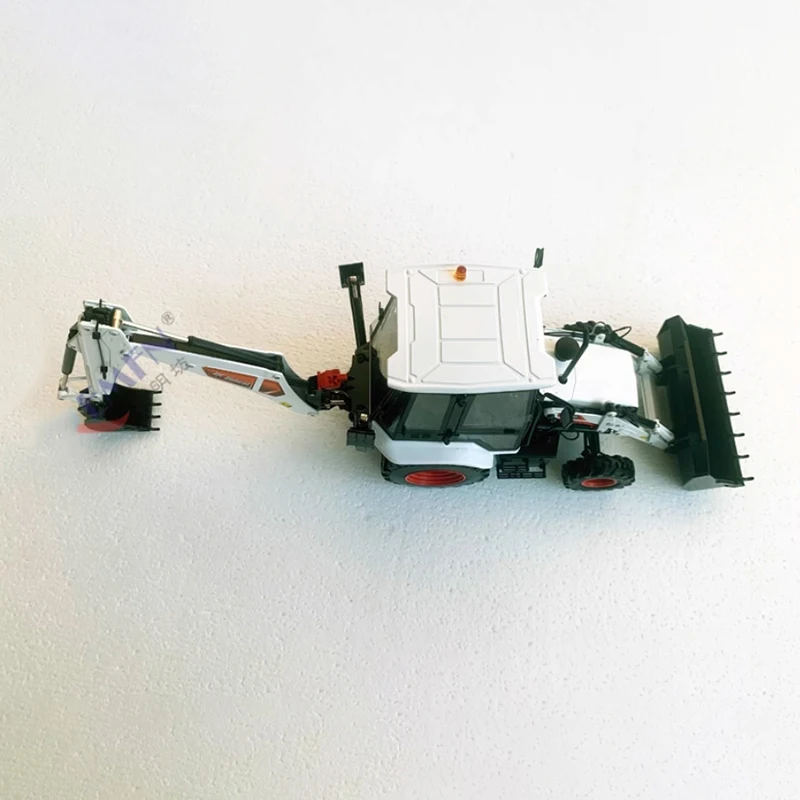 Odlewany model koparki Bobcat B760 w skali 1:25, wózek widłowy, model inżynieryjny ze stopu, kolekcja, pamiątka, prezent.