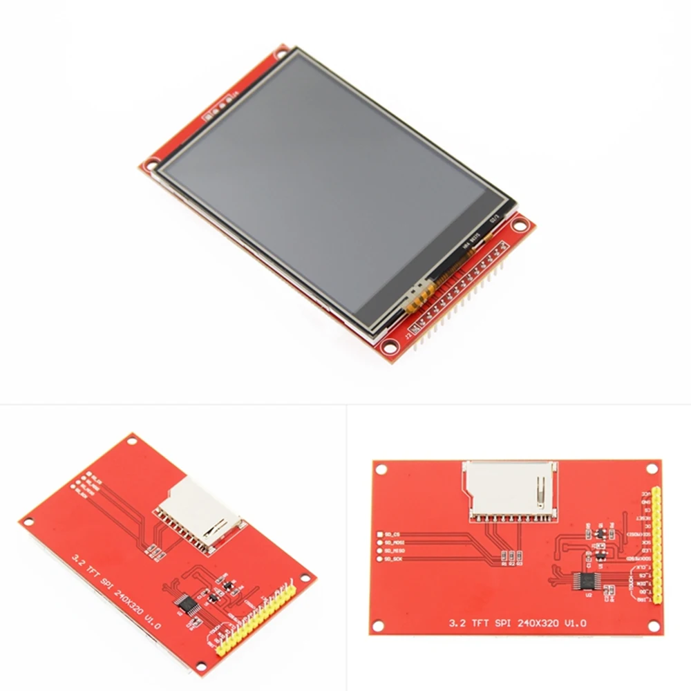 Imagem -03 - Spi Tft Lcd Touch Panel Módulo Serial Port Ili9341 240x320 Serial Led Display 2.2 2.4 2.8 3.2 3.5 4.0