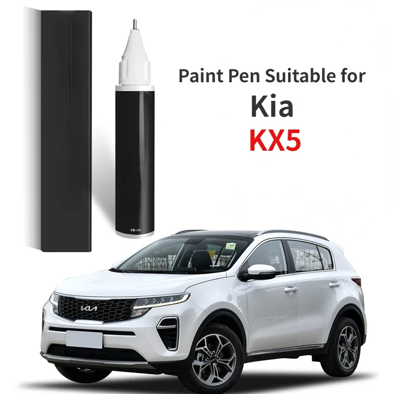 Paint Pen Suitable For Kia KX5 Paint Fixer Transparent Pearl White Yi Run Car Supplies Modification Special Touch Up Pen 2 In 1