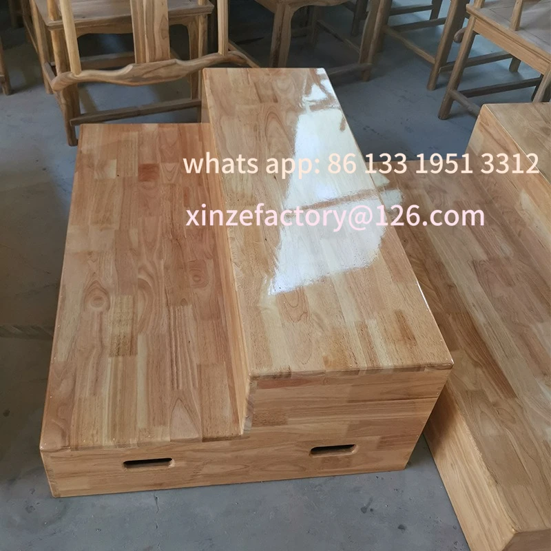 موصل جوقة الموسيقى الخشبي الصلب تلسكوبي قابل للطي وقابل للتخصيص من ثلاث طبقات