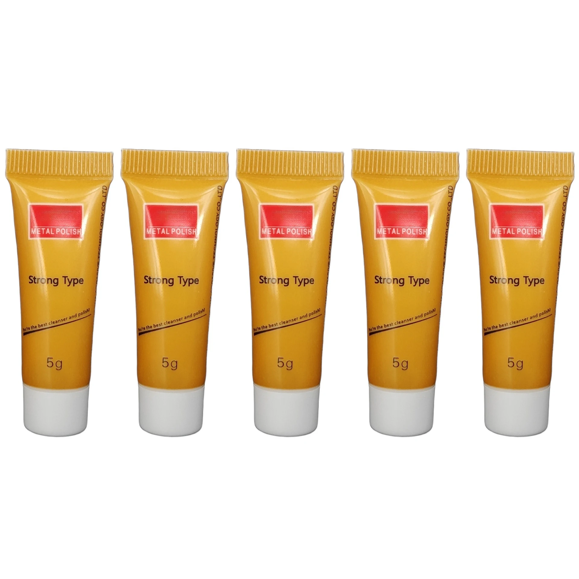 Wielofunkcyjny krem do polerowania metali, 5 sztuk, do usuwania rdzy, odpowiedni do użytku w domu, samochodzie, motocyklu i w antykach.