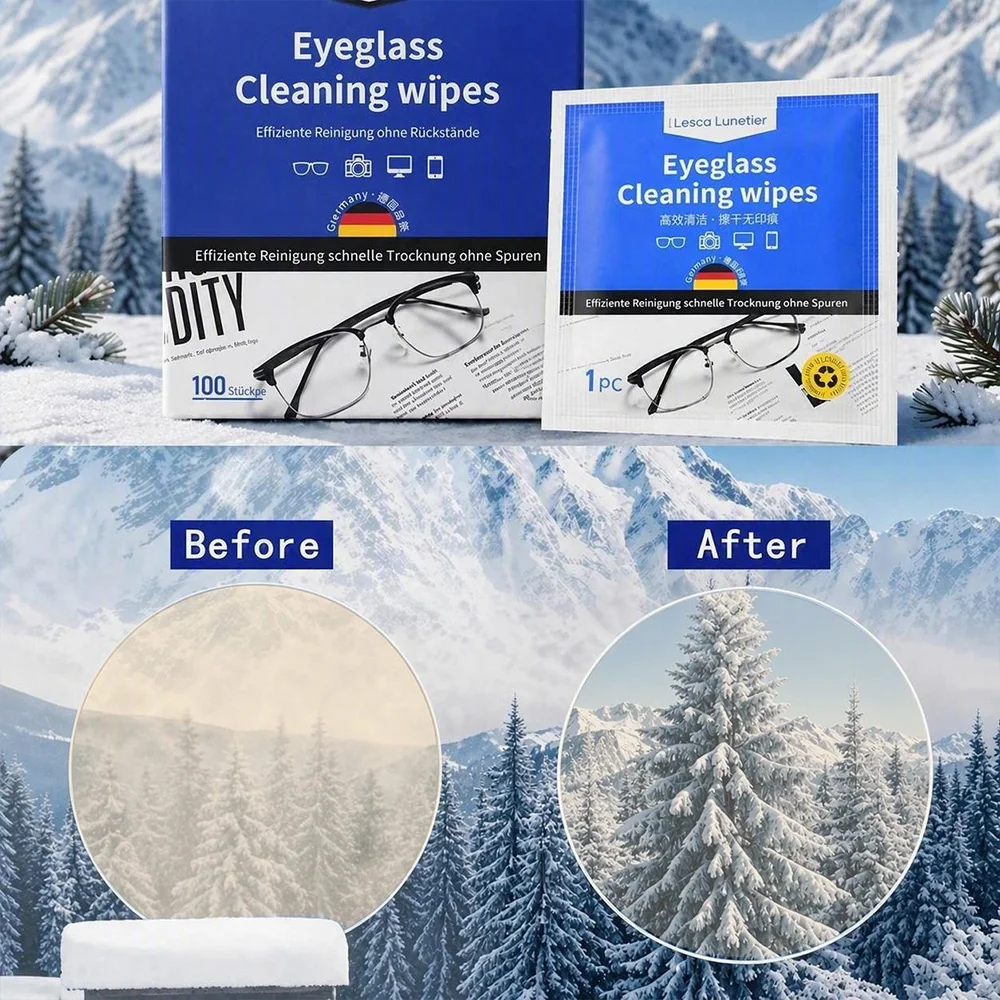 Axrayser 100 Stück Staubfreie Optische Linsenreinigungstücher Einweg-Linsenreinigungstücher für Laserschutzlinsen und Fokussierlinsen – Detail 6