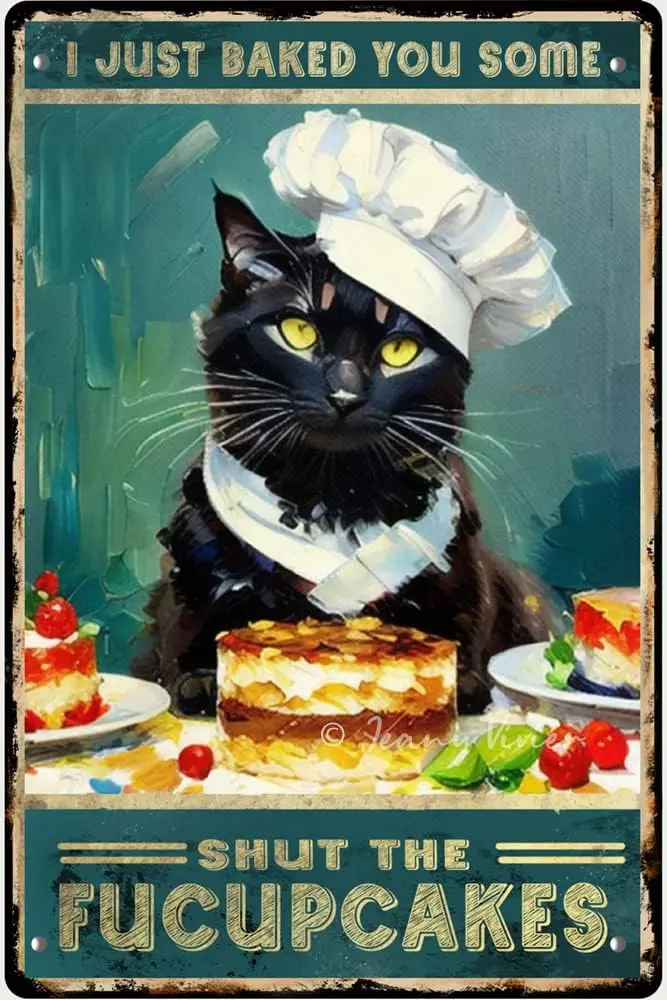 Letrero de metal estilo retro con diseño de gatito, le escribí una canción, le hice unos pasteles, le hice unos galletas, le hice un pastel, le hice un tartaletón, le hice un pastelito, le hice un pastelito, le hice un pastelito, le hice un pastelito, le hice un pastelito, le hice un pastelito, le hice un pastelito, le hice un pastelito, le hice un pastelito, le hice un pastelito, le hice un pastelito, le hice un pastelito, le hice un pastelito, le hice un pastelito, le hice un pastelito, le hice un pastelito, le hice un pastelito, le hice un pastelito, le hice un pastelito, le hice un pastelito, le hice un pastelito, le hice un pastelito, le hice un pastelito, le hice un pastelito, le hice un pastelito, le hice