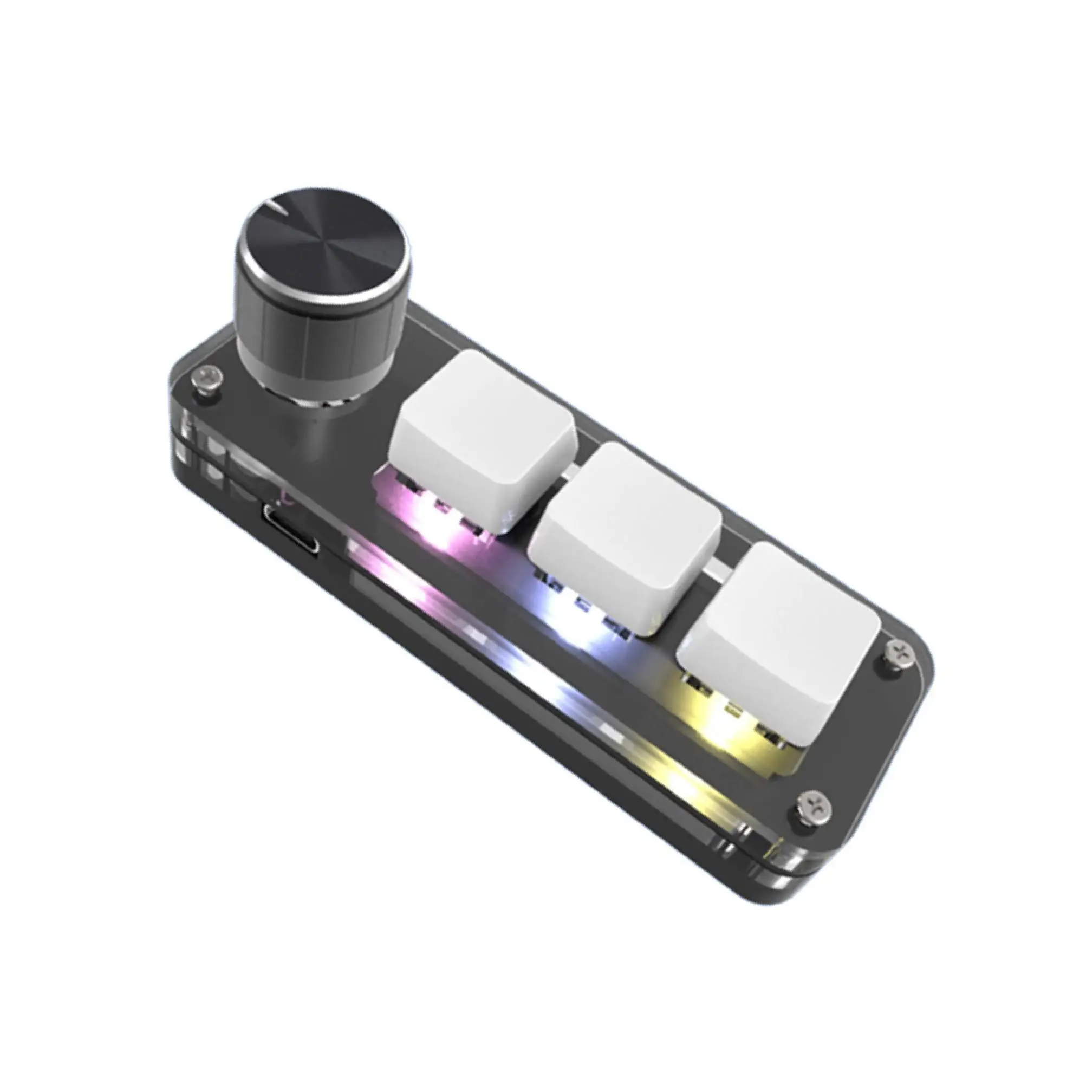 Keyboard Upgrade Parts Portable RGB LED for MacOS Gaming Switch Programming