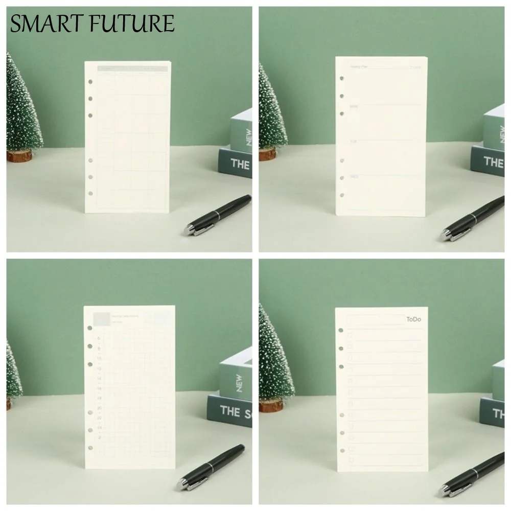 

45Sheet Loose-Leaf Notebook Refill Paper Refill Spiral Binder Line Grid A5 A6 A7 Inner Refill Paper 6-hole Paper Stationery