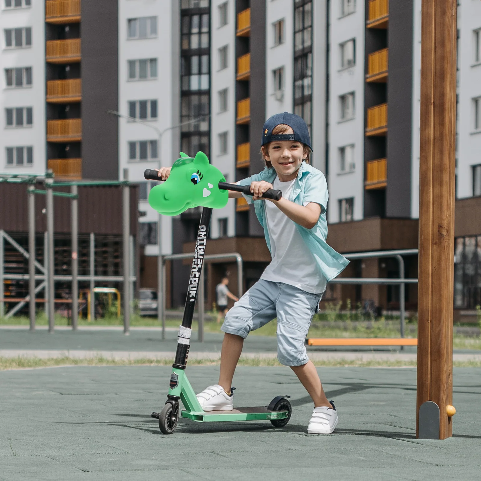 

1Pcs Silicone Horse Head Handlebar Adornment Creative Bike Decoration Children Scooter Outdoor Fun Balance Bike Ornament