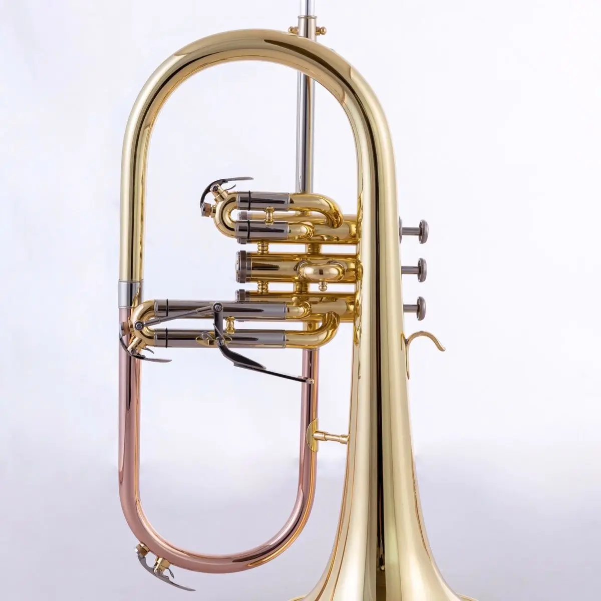 Professional Flugel upgrade white copper material phosphor copper conduit flugelhorn professional-grade tone trumpet horn