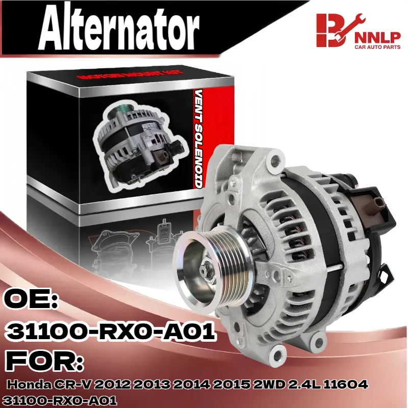 

Генератор для Honda CR-V 2012 2013 2014 2015 2WD 2.4L 11604 31100-RX0-A01