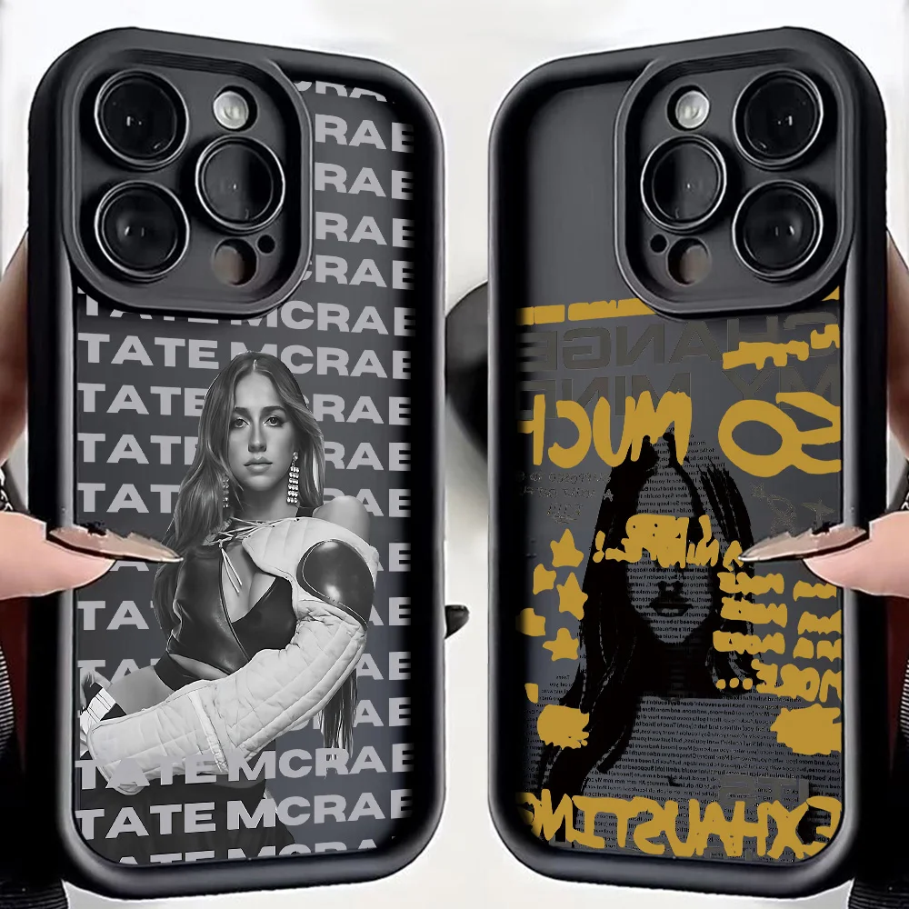 Singer 18 Tate M-McRae Hot Phone Case For IPhone 17 16e 16 15 14 13 12 11 Air Pro Max Mini XR XS X 7 8 6 6s Plus TPU Back Cover