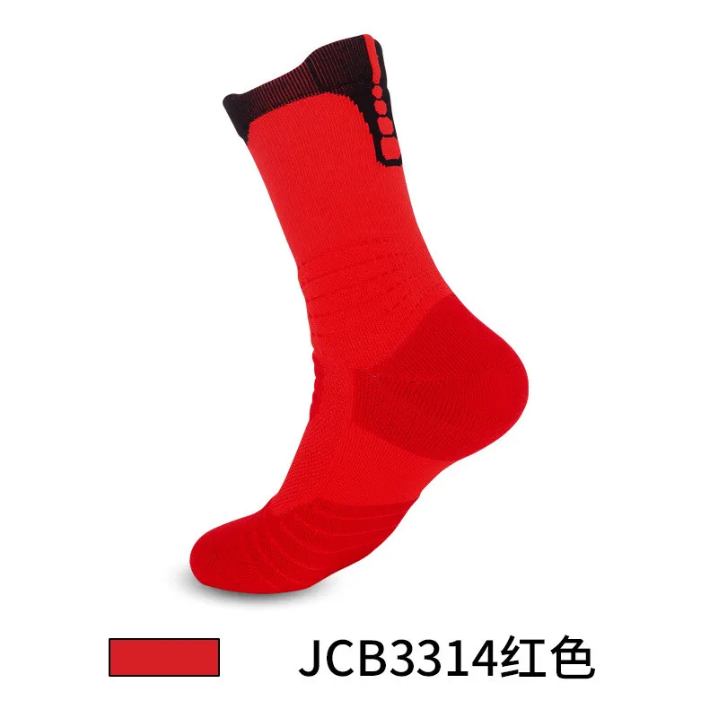 Thickened actual basketball socks men's cycling running sports socks towel bottom mid-tube elite ball socks wholesale