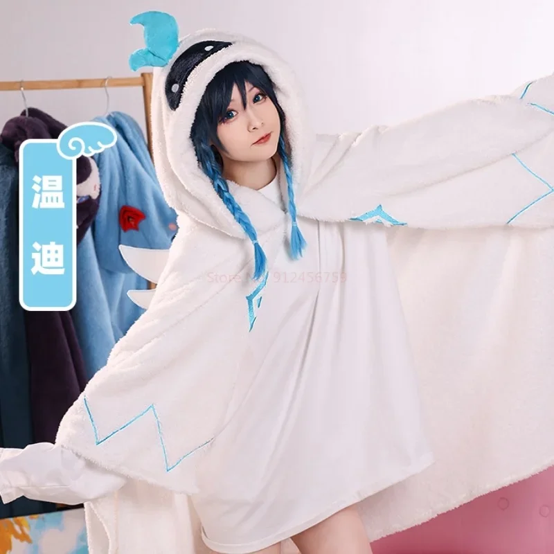 Anime figure game Genshin impact plush toys kazuha kaedehara flannel blanket plushie Pajamas Soft sofa blanket birthday gift