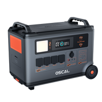 Oscal Powermax6000 6000W Rugged Power Station 3600Wh to 57600Wh Lifepo4 Battery 14 Outlets 120V/240V Dual Voltage Output