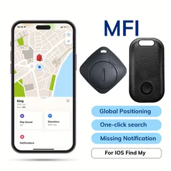 Smart GPS MFI Rated Locator Bluetooth For App Find My AntiLost Reminder iTag Tracker Global Positioner Vehicle Wallet Pet Finder