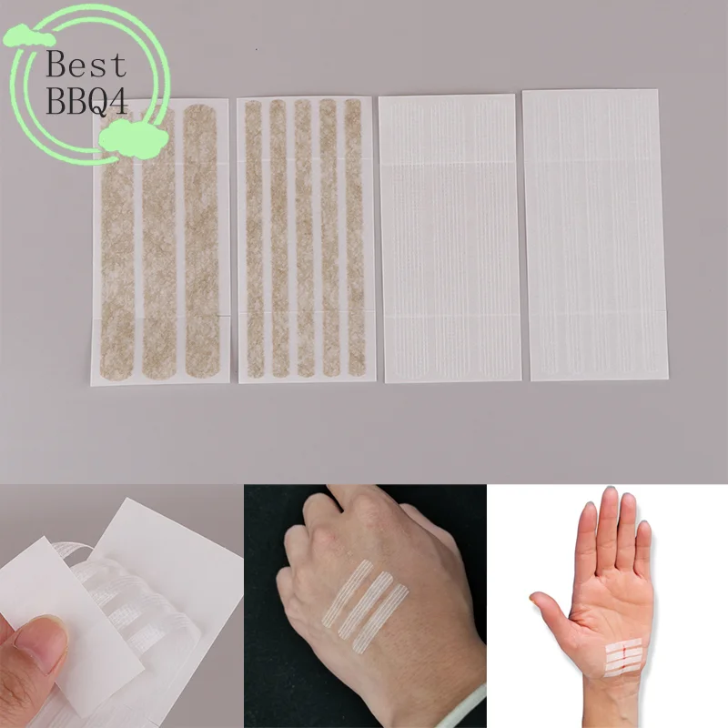 (BBQ4)Band-aid Painless Wound Closure Device Suture-free Wound Dressing Patches Zip Suture Reducer Band Aid Outdoor First
