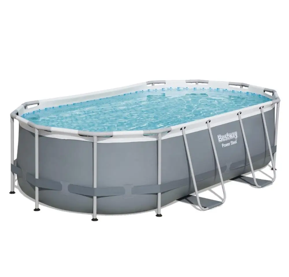 

56620 Swimming Outdoor Pool With Metal Support Havuz Multi-player Pool Water Park For Child And Adult