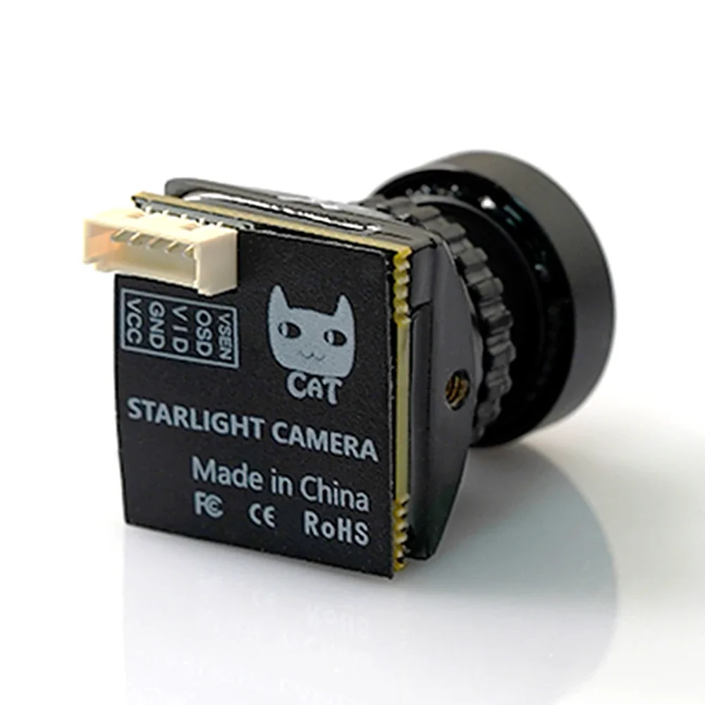 

Камера FOXEER Cat 4 1200TVL StarLight Mini/Micro 1/3 дюйма CMOS-сенсор 4:3/16:9 и PAL/NTSC с переключаемым CVBS 5-20 В для RC FPV Drone