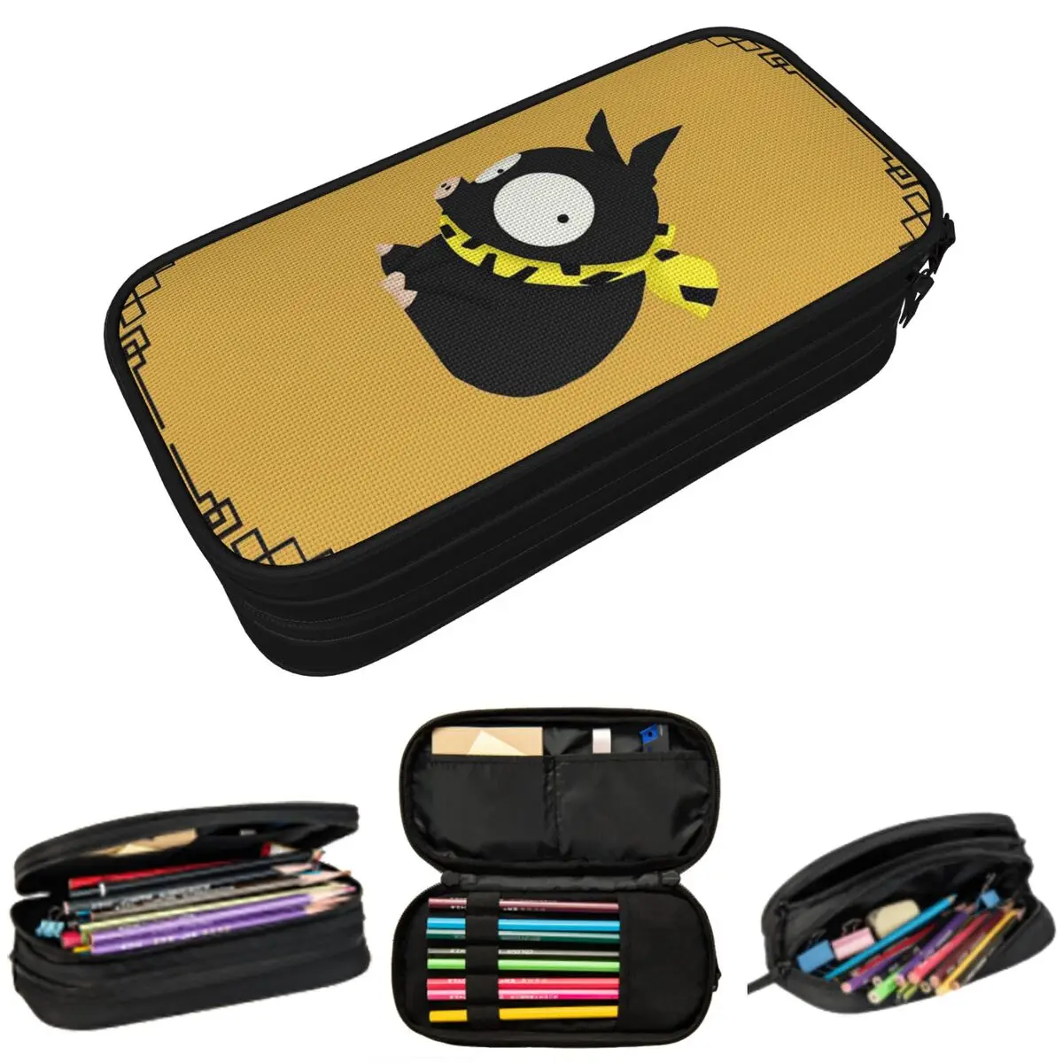 

Kanji Ranma Anime Manga Pencil Case for Students School Pen Box Pencil Bag Stationery Supplies Pen Holder Bag