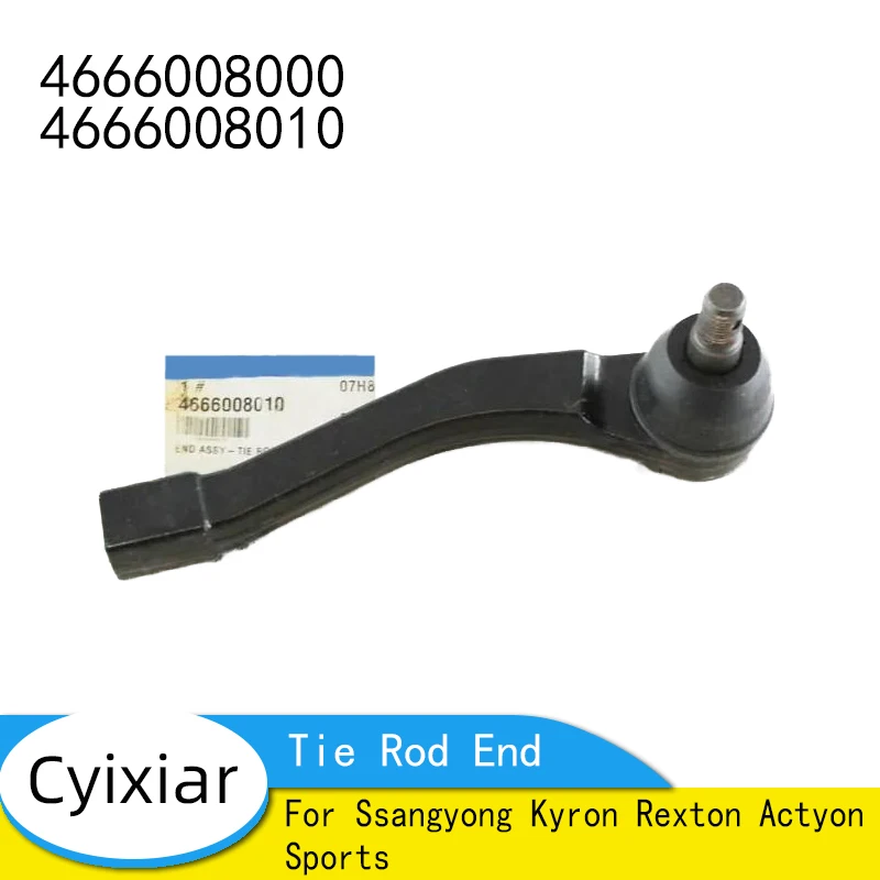 Brand New Tie Rod End For Ssangyong Kyron Rexton Actyon Sports 4666008000 4666008010 46660-08000 46660-08010