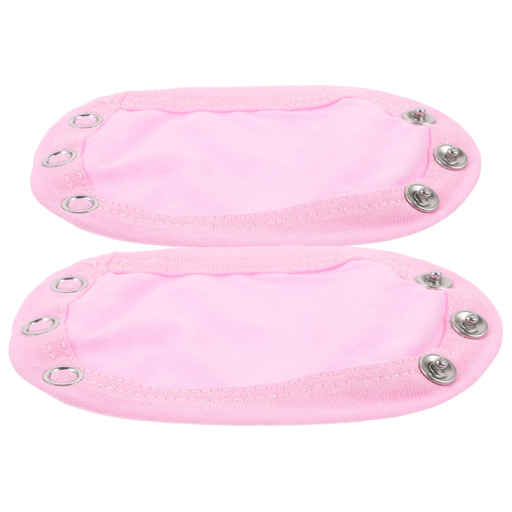 

2pcs Baby Bodysuit Extender Snap Extenders Cotton Newborn Jumpsuit Extension Diaper Changing Tool For Infant Toddler Rompers