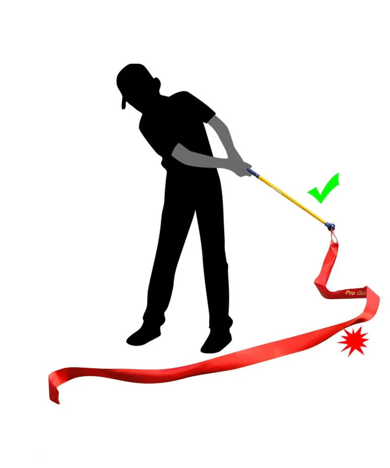 PGM Golf Practitioner Ribbon Swing Stick Sound Practice zur Verbesserung der Schwunggeschwindigkeitstraining HGB020 – Detail 5