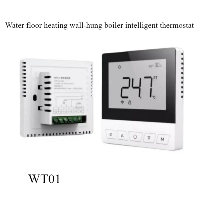 Termostato inteligente para el hogar, calefacción de suelo cálida con agua, caldera de Gas, calefacción de suelo WiFi/termorregulador de calefacción de Gas/agua para suelo cálido