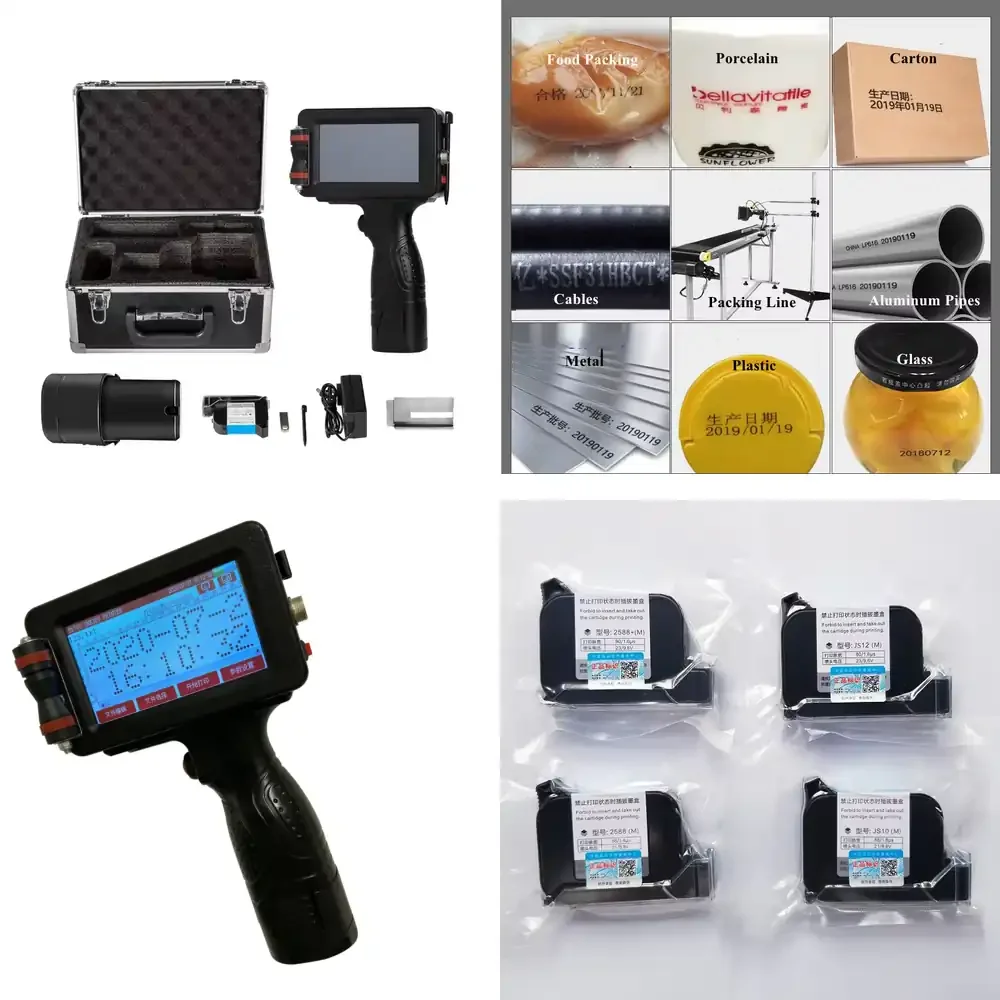 

Portable Barcode QR Code Expiry Date Batch Number PPR Tube Glass Plastic Metal Carton Inkjet Printer Factory Price