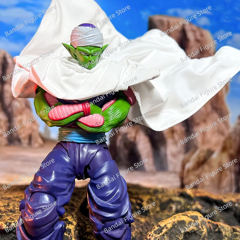 لعبة دراغون بول Shf سلسلة أنيمي بيكولو الملابس المصنوعة يدويا Namekian عباءة بيضاء حصرية مناسبة لحجم 1/12 الروبوت المنقولة #5