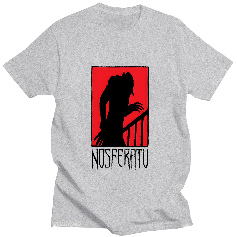 

NOSFERATU T-shirt Cartoon Print Gothic Vintage Tee-shirt Film Printing Cotton High Quality Tshirt Sudaderas Retro Casual Clothes