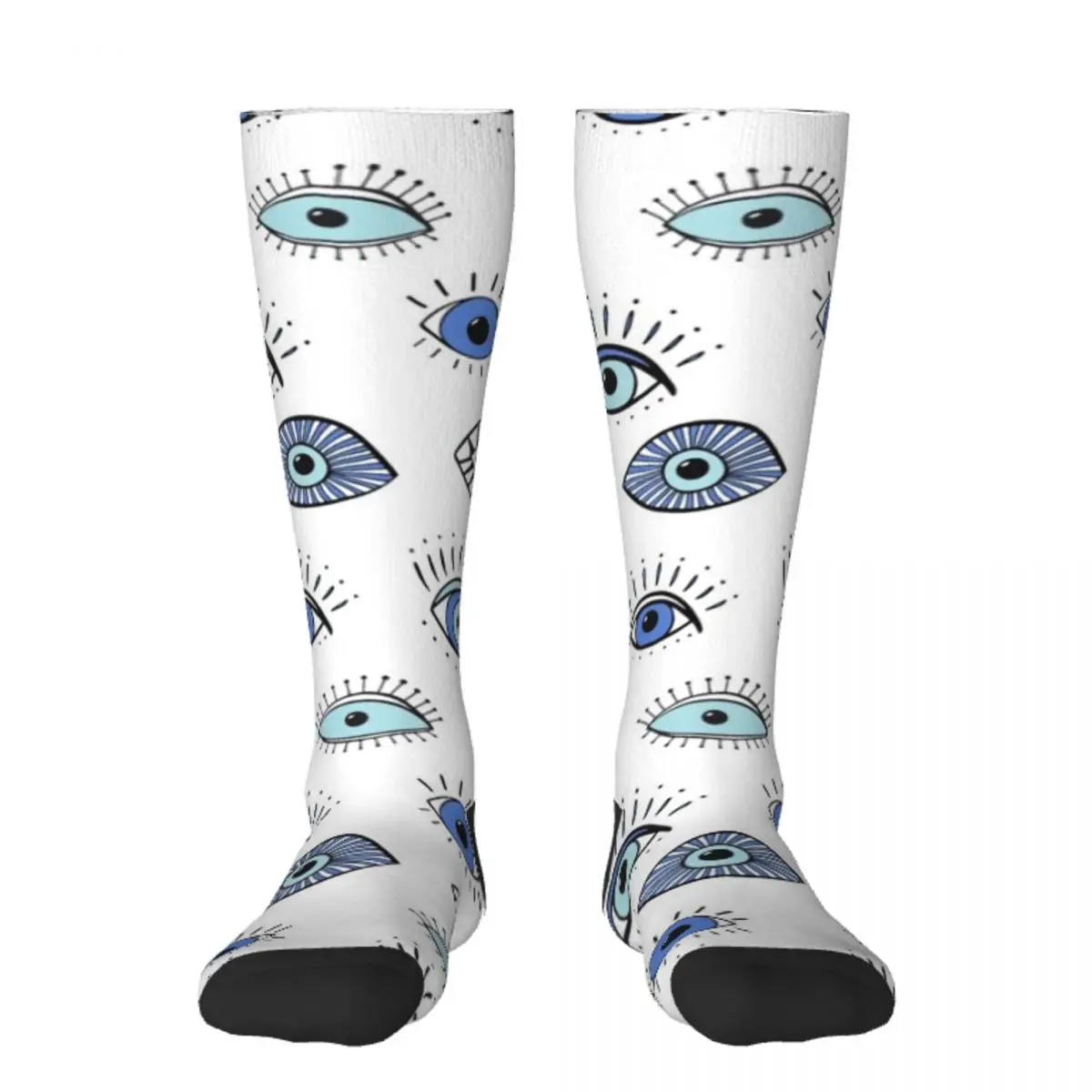 Evil eye! Socks retro christmas stocking cycling Socks Man Women's