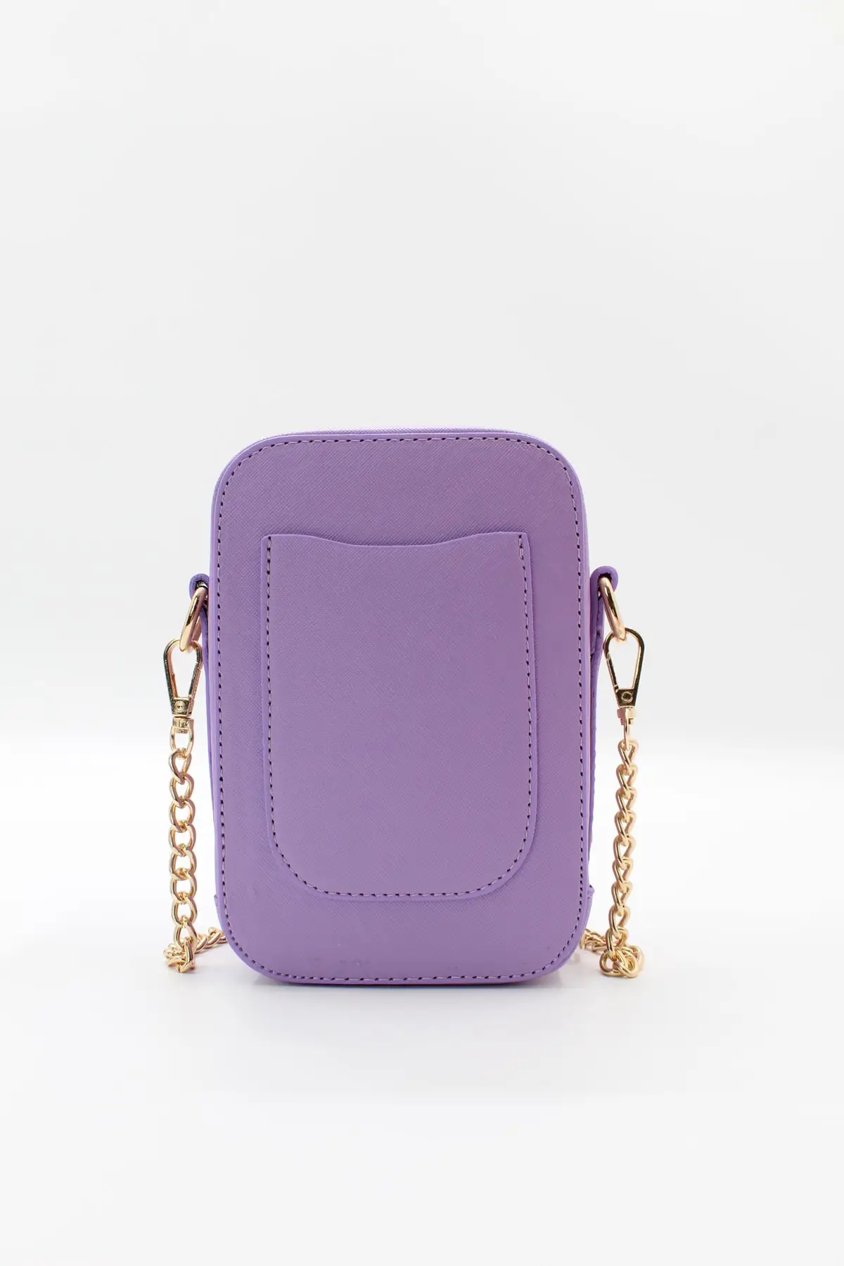 Women Lilac Two Mesh Pockets Shoulder Cross Bag Gwen Product dimensions: Width 11 cm, Height 17 cm, width 6 cm.